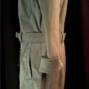 WHBM Wintergreen Utility-Chic Belted Shirt Dress – Size 8